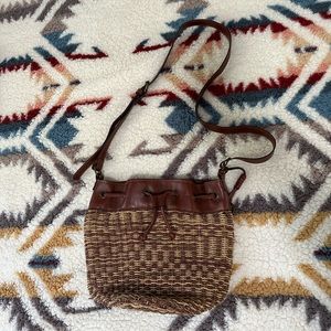 Lucky Brand Drawstring Bucket Bag